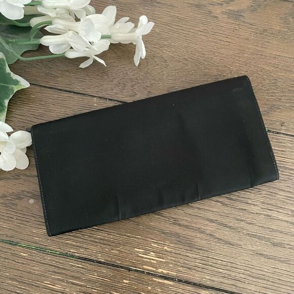 PRADA Classic Black Nylon / Leather Bifold Wallet - Picture 3 of 10